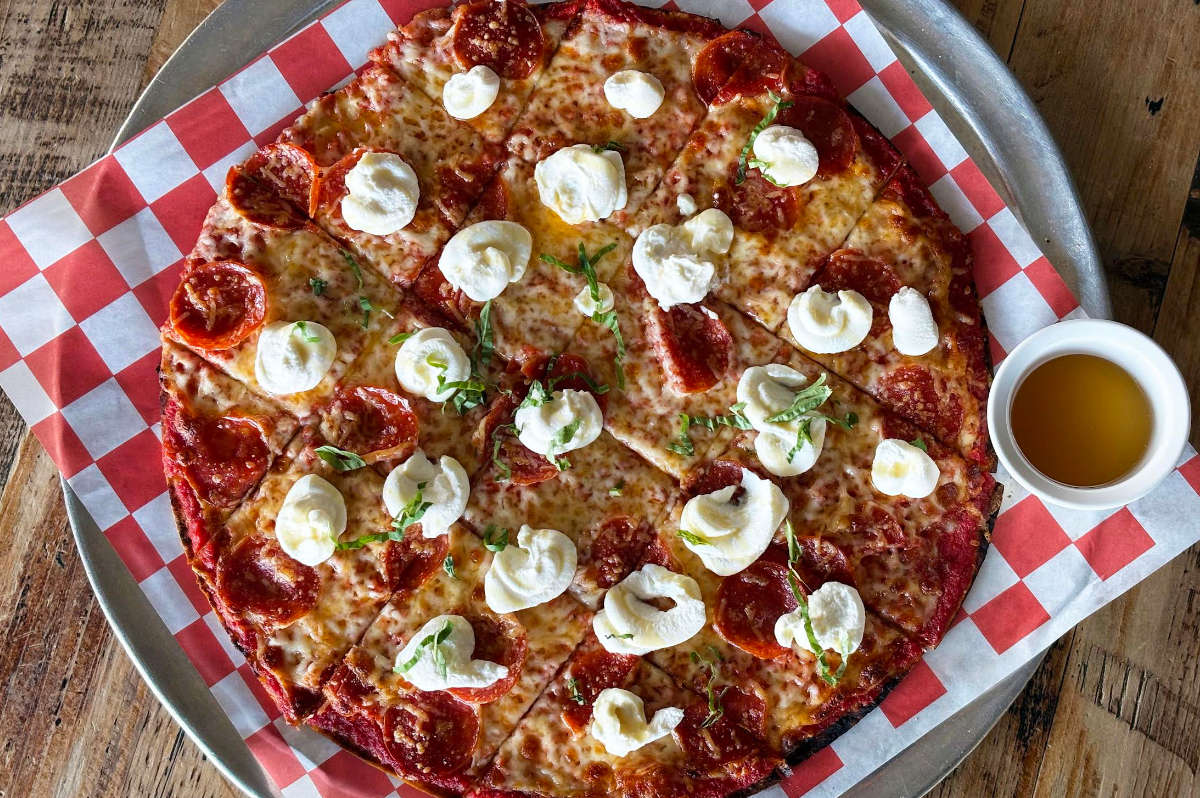 Chicago Tavern Style Pizza at Masa of Echo Park